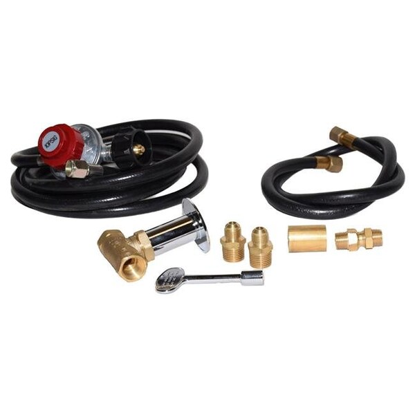 Tretco Tretco BK1PRO-120-LP 120 in. Adjustable Regulator Firepit Connection Kit; Nylon BK1PRO-120-LP - main